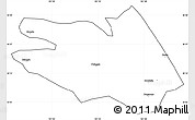 Blank Simple Map of Zekog, cropped outside
