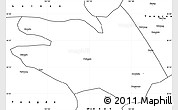 Blank Simple Map of Zekog