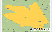 Savanna Style Simple Map of Zekog