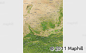 Satellite 3D Map of Shaanxi