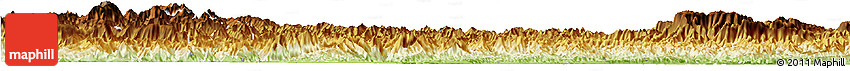 Physical Horizon Map of Ankang