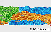 Political Panoramic Map of Baihe