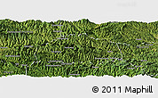 Satellite Panoramic Map of Baihe