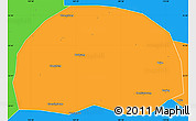 Political Simple Map of Baihe