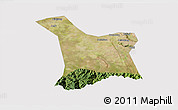 Satellite 3D Map of Chang An, cropped outside