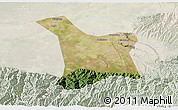 Satellite 3D Map of Chang An, lighten