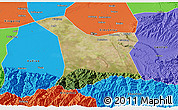Satellite 3D Map of Chang An, political outside