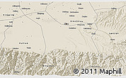 Shaded Relief 3D Map of Chang An