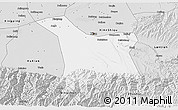 Silver Style 3D Map of Chang An