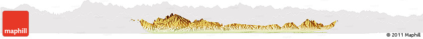 Physical Horizon Map of Chang An, cropped outside