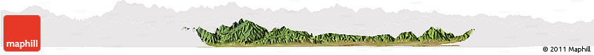Satellite Horizon Map of Chang An, cropped outside