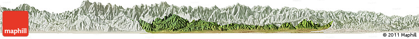 Satellite Horizon Map of Chang An, lighten
