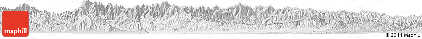 Silver Style Horizon Map of Chang An