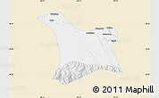 Classic Style Map of Chang An, single color outside