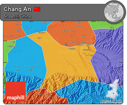 Political Map of Chang An
