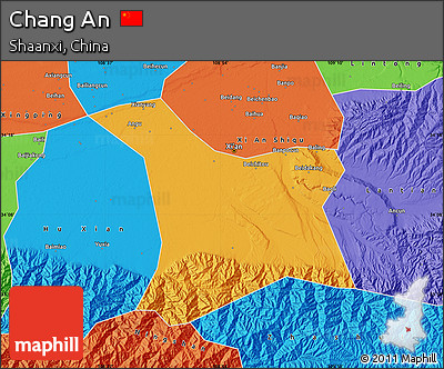 Political Map of Chang An
