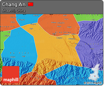 Political Map of Chang An