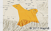 Political Map of Chang An, shaded relief outside