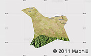 Satellite Map of Chang An, cropped outside