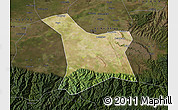 Satellite Map of Chang An, darken
