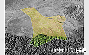 Satellite Map of Chang An, desaturated