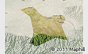 Satellite Map of Chang An, lighten
