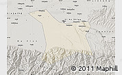 Shaded Relief Map of Chang An, semi-desaturated