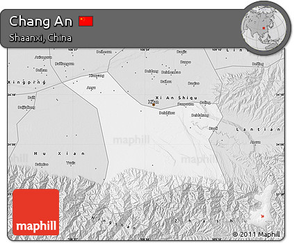 Silver Style Map of Chang An