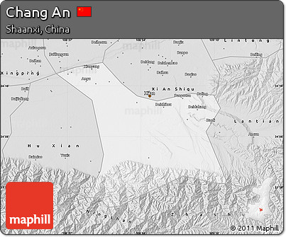 Silver Style Map of Chang An