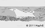 Gray Panoramic Map of Chang An