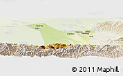 Physical Panoramic Map of Chang An, lighten