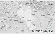 Silver Style 3D Map of Chengcheng