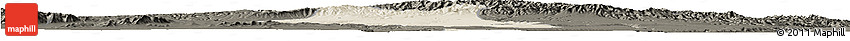 Shaded Relief Horizon Map of Chengcheng, darken Shaded Relief Horizon Map of Chengcheng, darken