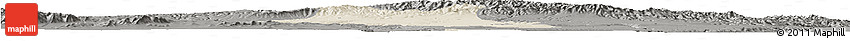 Shaded Relief Horizon Map of Chengcheng, darken, semi-desaturated Shaded Relief Horizon Map of Chengcheng, darken, semi-desaturated