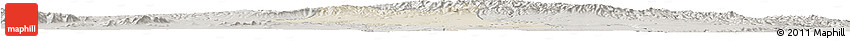 Shaded Relief Horizon Map of Chengcheng, semi-desaturated Shaded Relief Horizon Map of Chengcheng, semi-desaturated