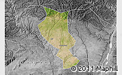 Satellite Map of Chengcheng, desaturated