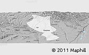 Gray Panoramic Map of Chengcheng