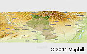Satellite Panoramic Map of Chengcheng, physical outside