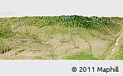 Satellite Panoramic Map of Chengcheng
