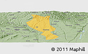 Savanna Style Panoramic Map of Chengcheng