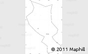 Blank Simple Map of Chengcheng, cropped outside