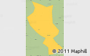 Savanna Style Simple Map of Chengcheng