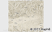 Shaded Relief 3D Map of Chenggu