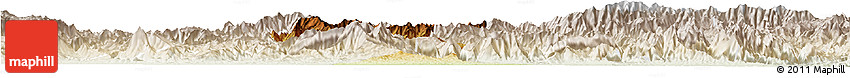 Physical Horizon Map of Chenggu, lighten Physical Horizon Map of Chenggu, lighten