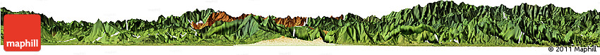 Physical Horizon Map of Chenggu, satellite outside