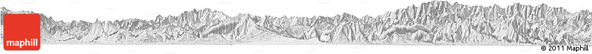 Silver Style Horizon Map of Chenggu