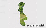 Satellite Map of Chenggu, cropped outside