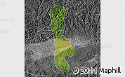 Satellite Map of Chenggu, desaturated