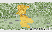 Savanna Style Panoramic Map of Chenggu