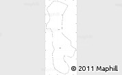 Blank Simple Map of Chenggu, cropped outside